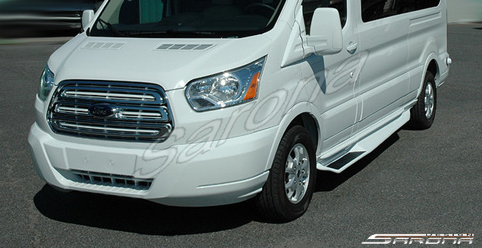 Custom Ford Transit Van  Long Wheel Base Running Boards (2015 - 2020) - $1250.00 (Part #FD-005-SB)